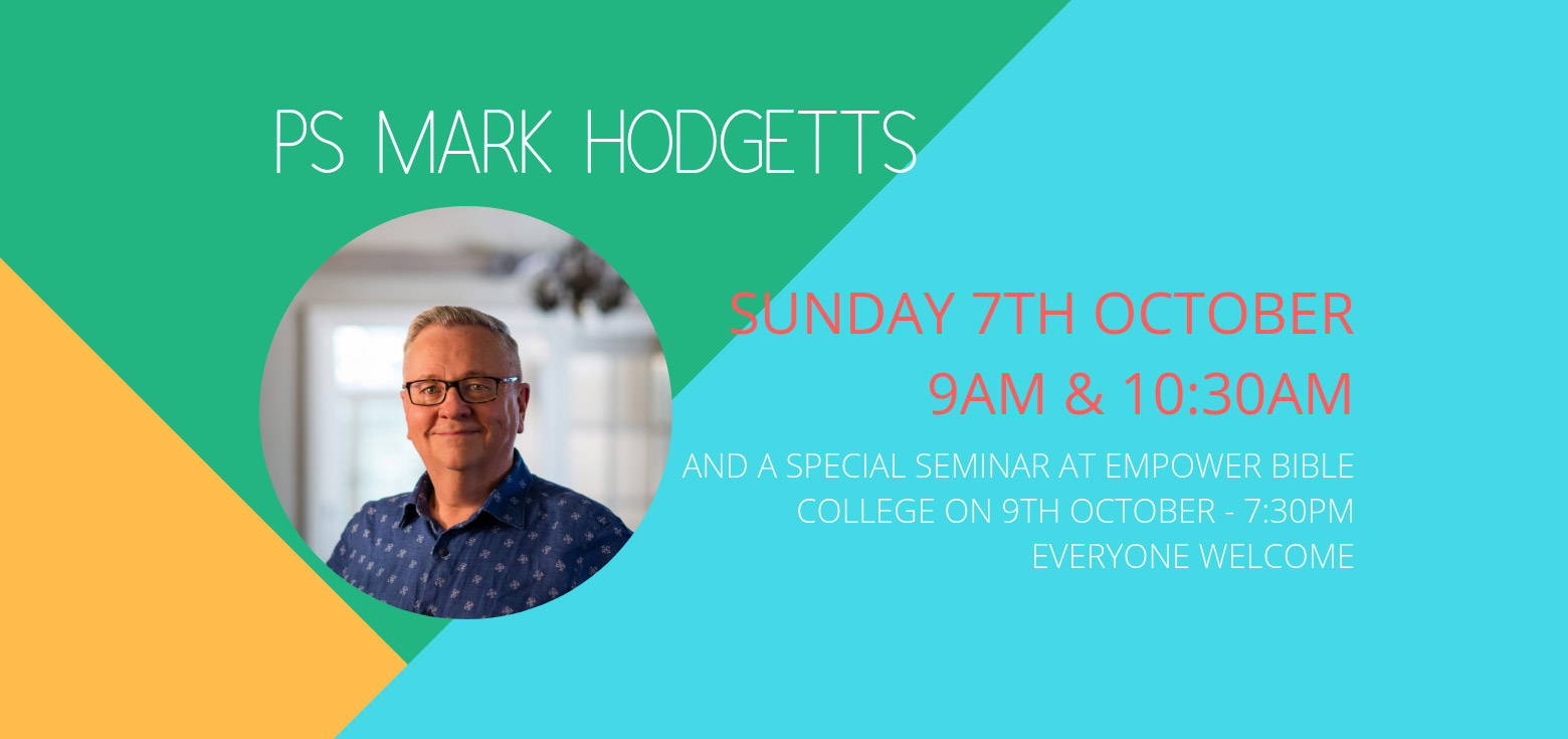 Guest Speaker: Ps Mark Hodgetts